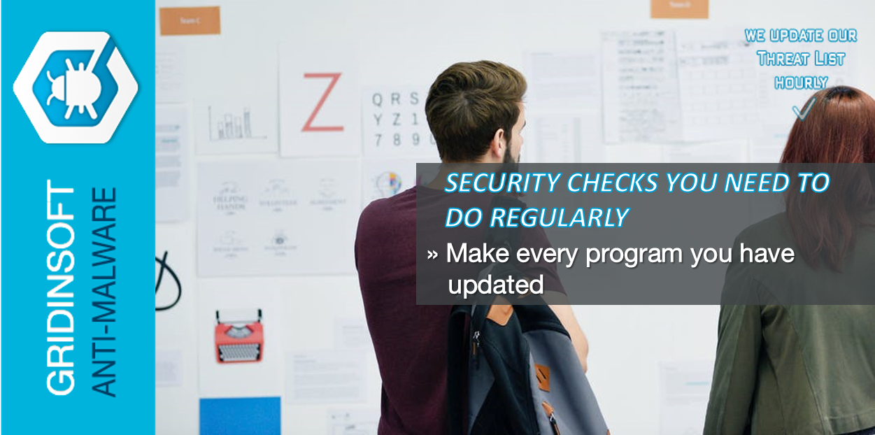 Make every program you have updated