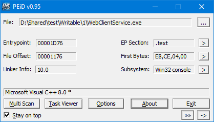 Coin Miner Investigation: When, Why, For What 13 WebClientService.exe written in C++