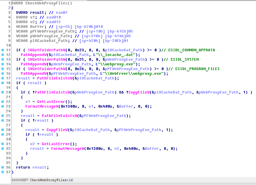 Coin Miner Investigation: When, Why, For What 22 Checking files and copying them