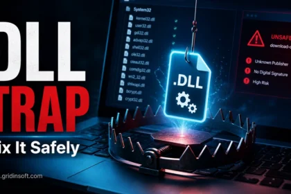 DLL trap warning showing why missing DLL files should be fixed safely.
