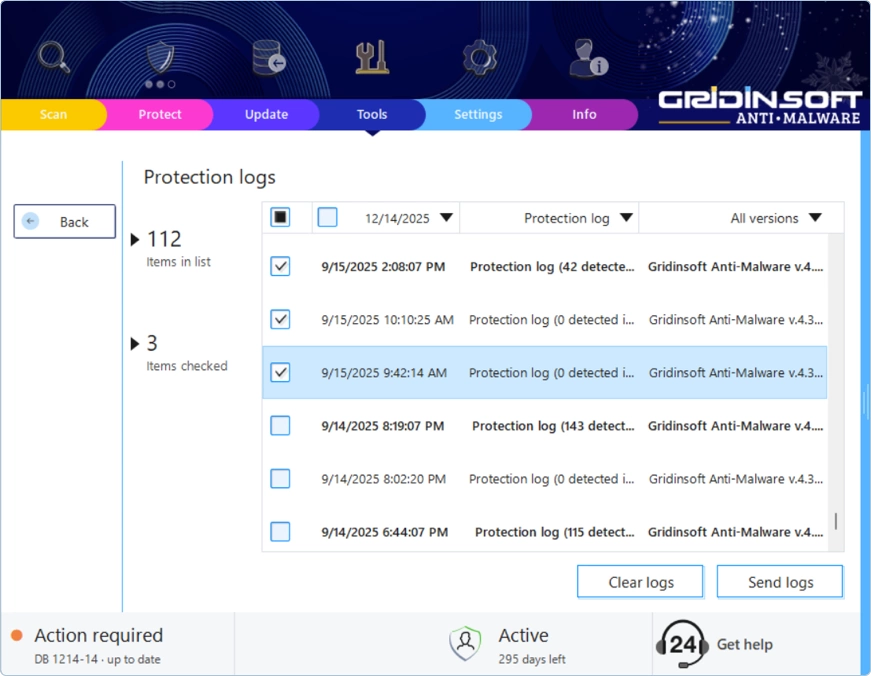 Protection Log