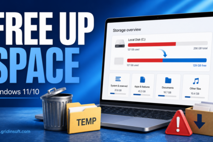 Free up disk space on Windows 11/10 safely.