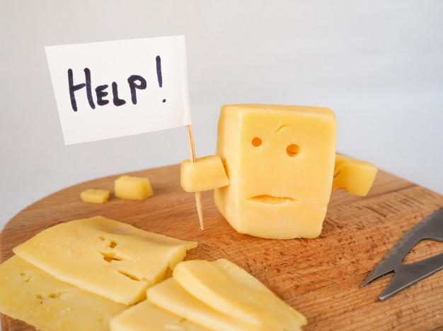 run out of cheese