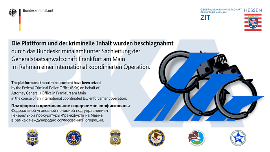 Hydra Market Shut Down by the German Authorities 2 Hydra Seized Disclaimer