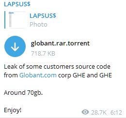 Lapsus$ returned from vacation