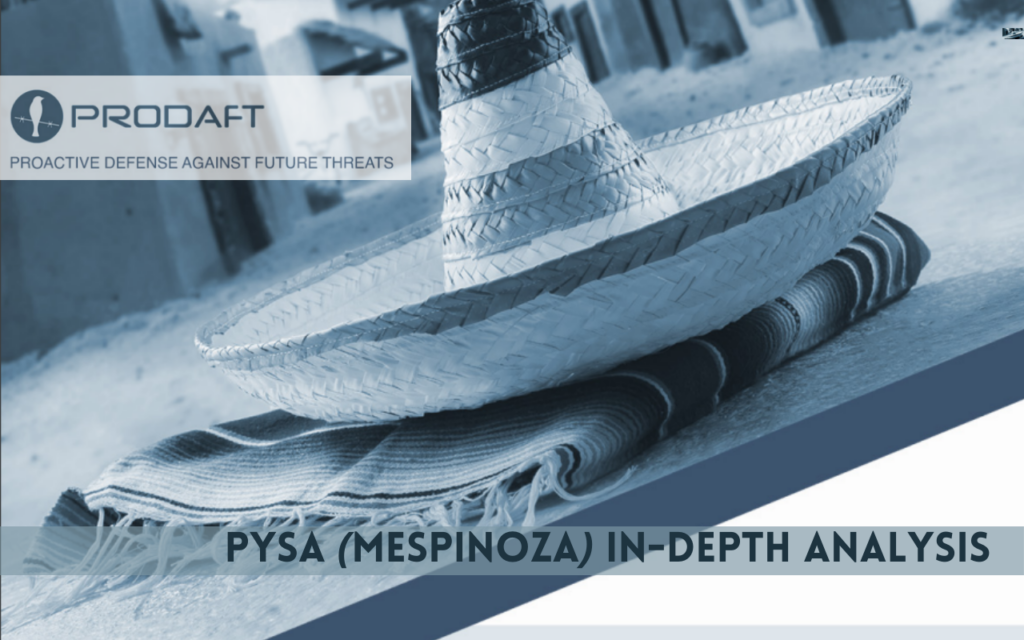 Untitled 2280 × 1300 px 1280 × 800 px 1 PRODAFT Published PYSA Ransomware Report
