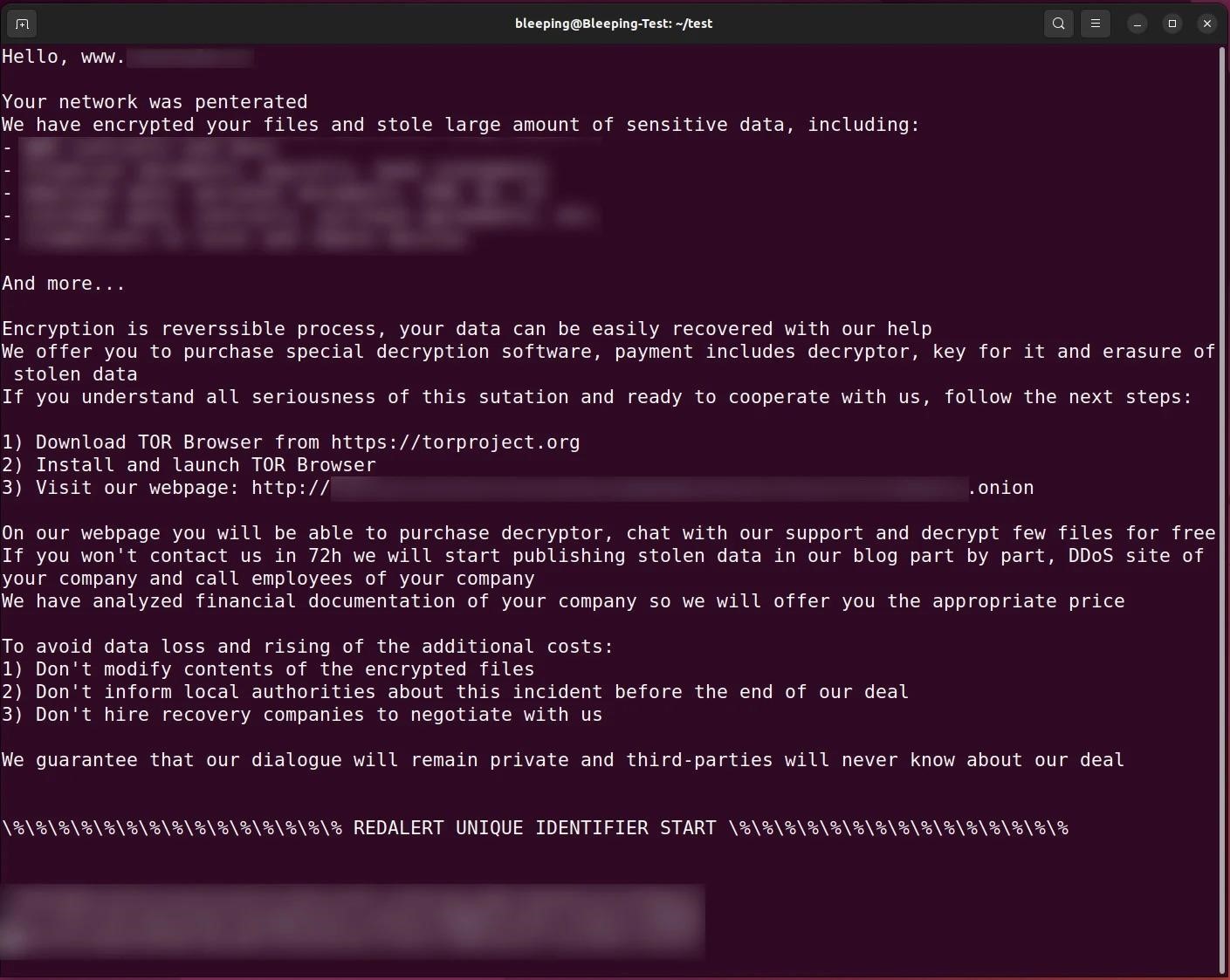 New RedAlert Ransomware Targets Windows and Linux VMware ESXi Servers 2 New RedAlert ransomware