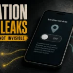 Phone with Location Services turned off while cell, Wi-Fi, Bluetooth, and spyware signals still leak location clues.