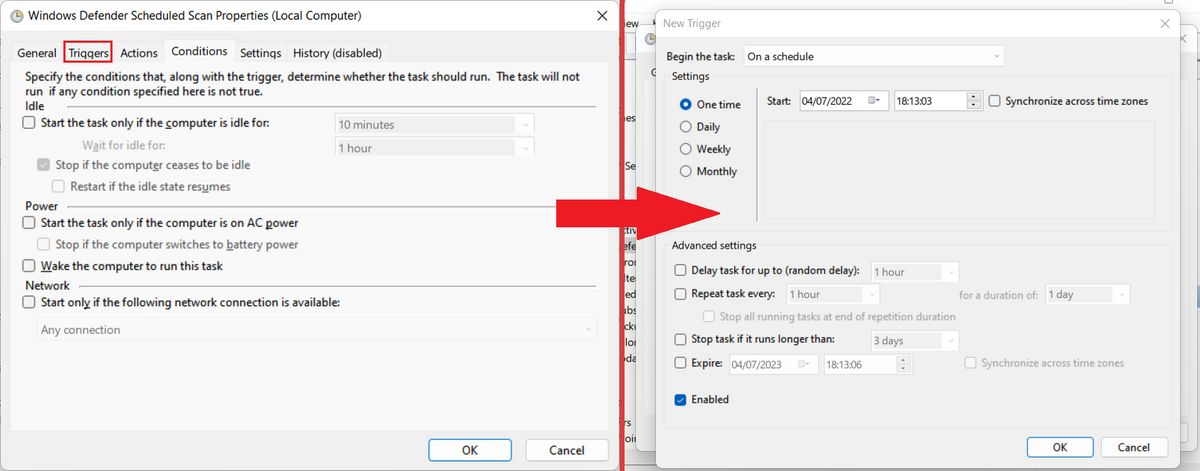 Antimalware Service Executable 5 Disable scheduled scans, enable triggers