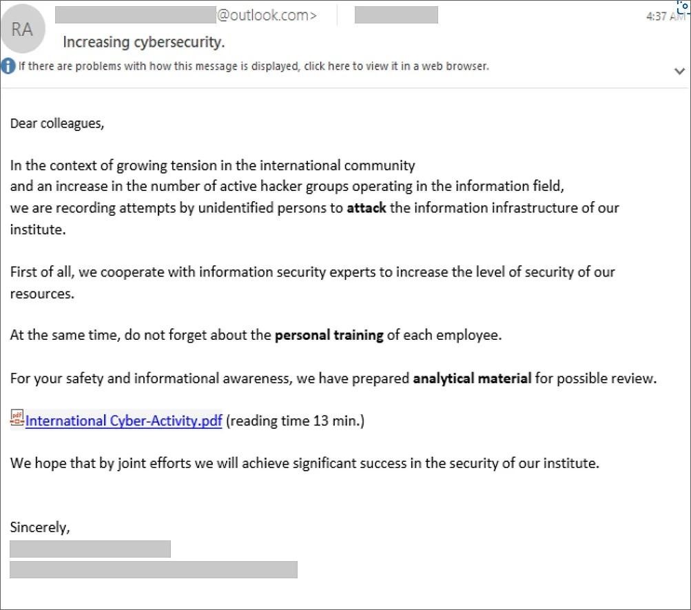 Disrupting SEABORGIUM's Ongoing Phishing Operations 2 Russian hack group SEABORGIUM