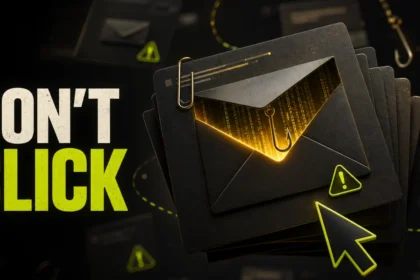 Don't click suspicious spam email message