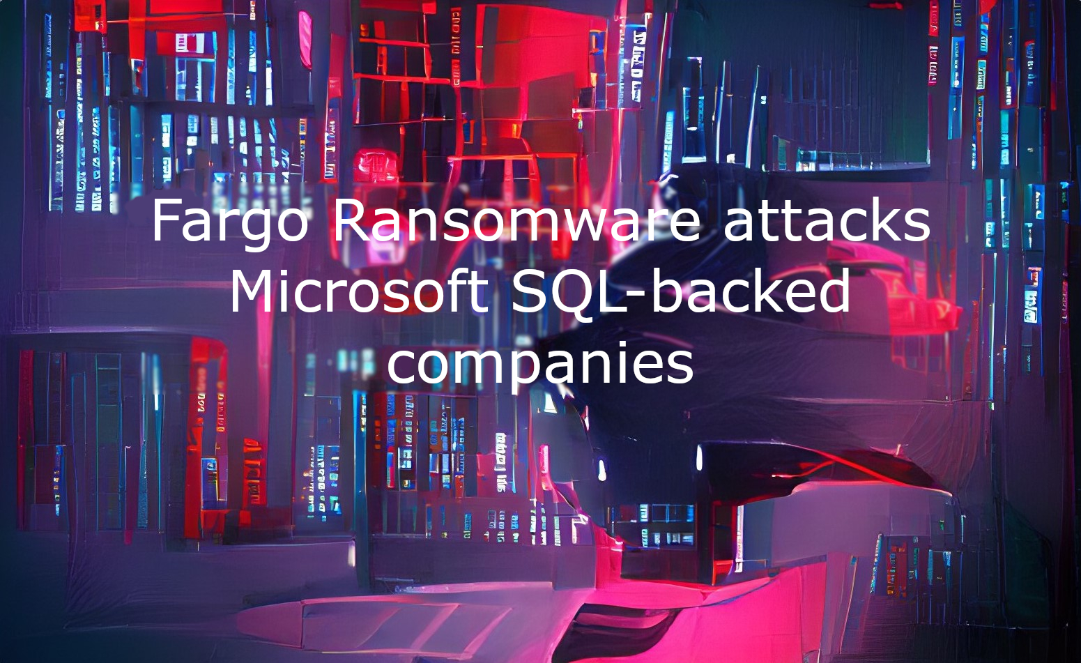 Fargo Ransomware aims at vulnerable Microsoft SQL servers 1 Fargo Ransomware Microsoft SQL servers