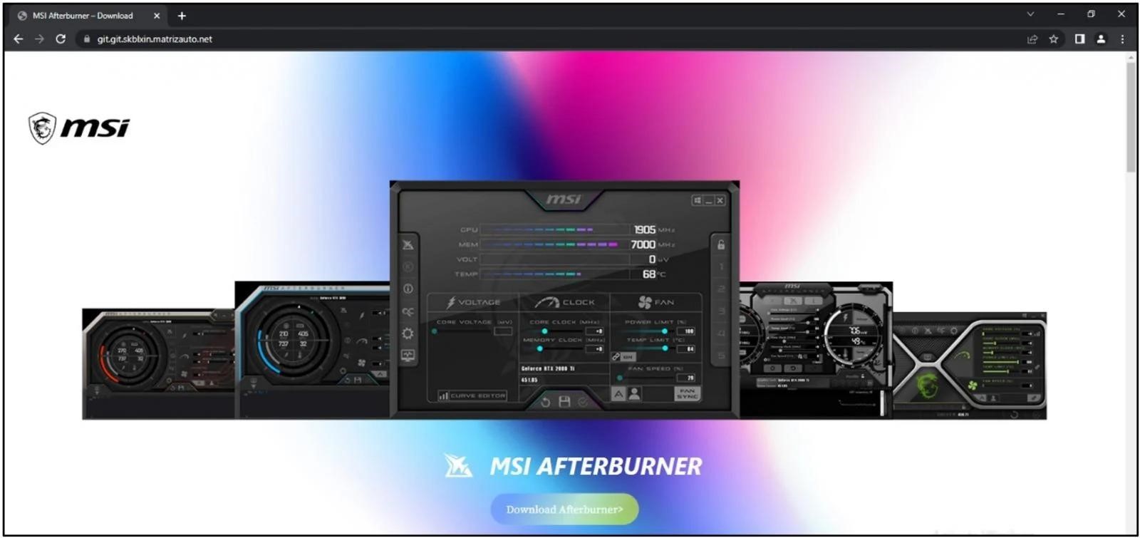 Fake MSI Afterburner Infects Users' Machines with Miners and Stealers 2 Fake MSI Afterburner