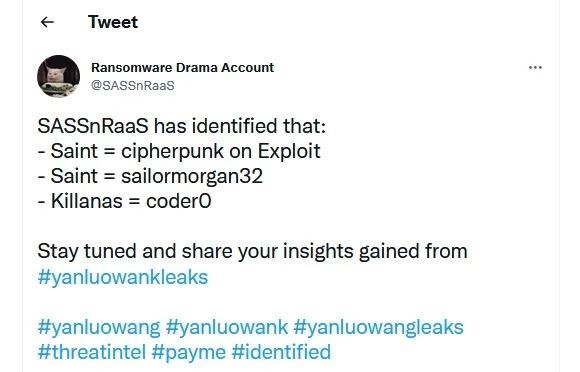 Yanluowang hacker group