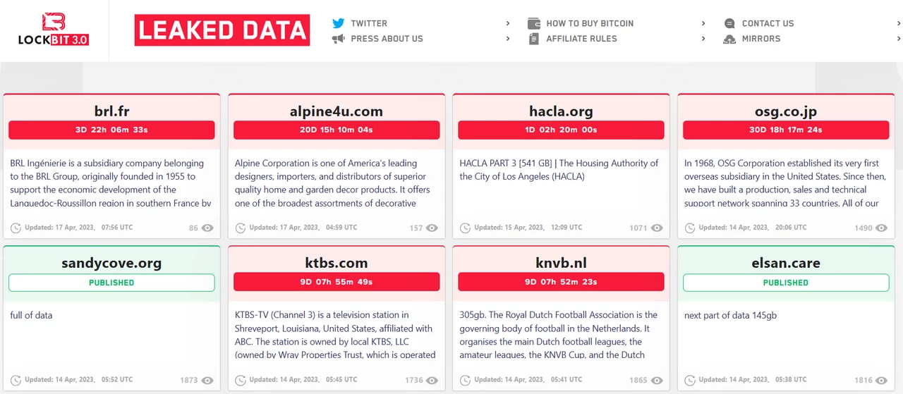 LockBit Releases World's First macOS Ransomware 2 LockBit leak site
