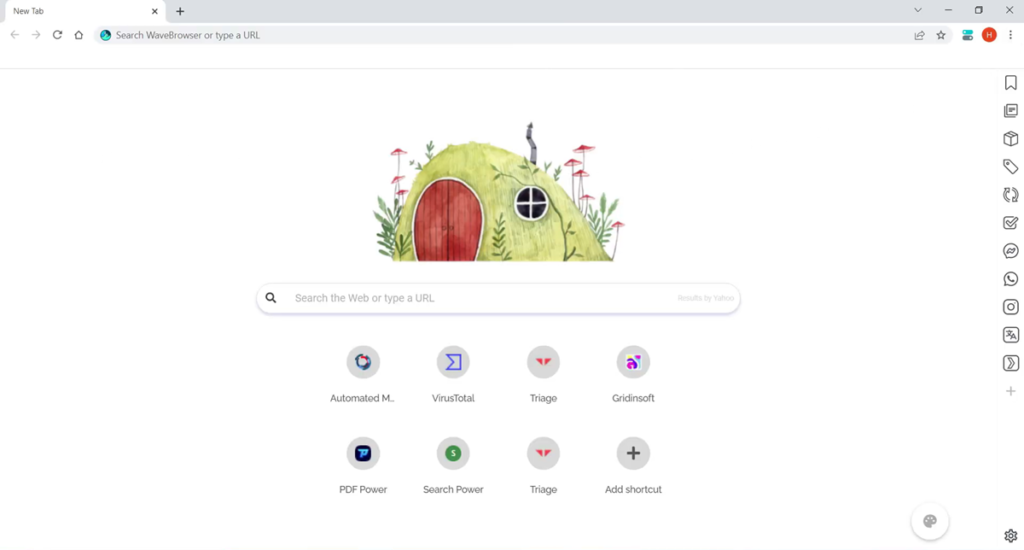 Wave Browser main window screenshot.