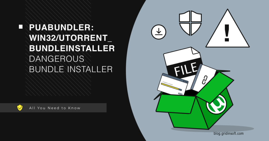 uTorrent BundleInstaller Defender PUA warning with bundled installer removal steps