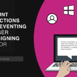 Account restrictions are preventing this user from signing in - Problem Solved