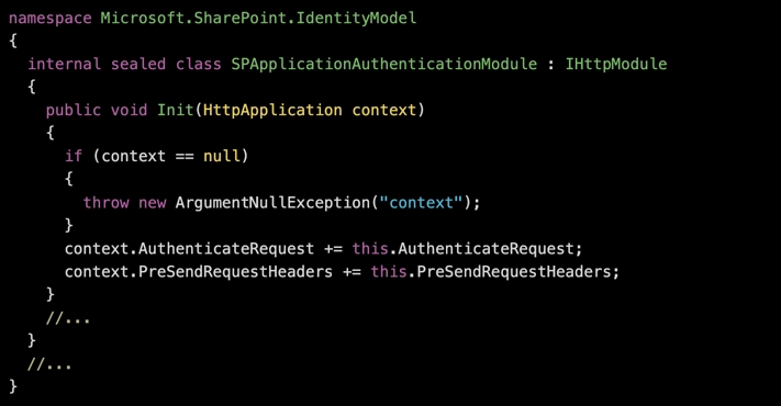 Authentication module