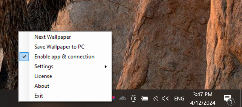 Walliant UI screenshot