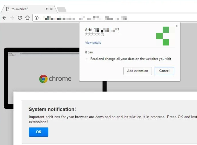 Intrusive pop-up advertisements displayed in web browser after Advanced Window Manager infection