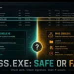 csrss.exe safe or fake Windows process check