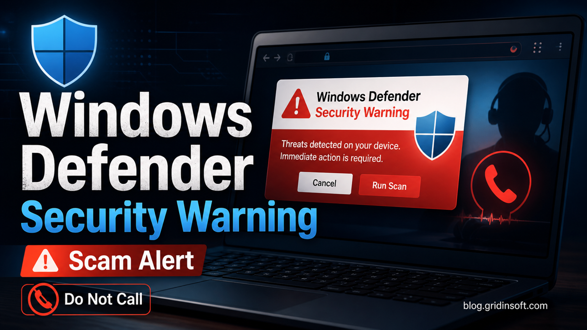 Windows Defender Security Warning Scam: Remove the Fake Alert
