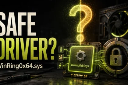 WinRing0x64.sys safe driver or vulnerable driver alert illustration
