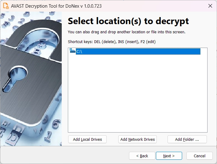Donex, DarkRace, fake LockBit 3.0 and Muse Ransomware Decryptor Released 6 Avast decryptor for Donex