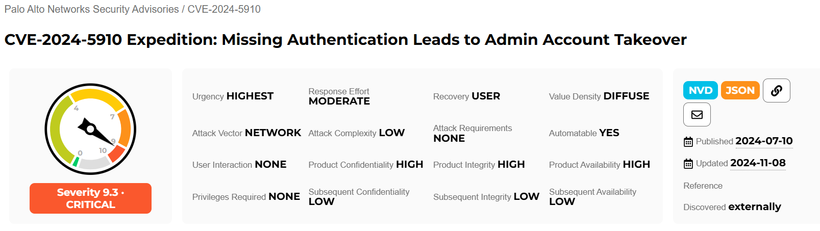 Palo Alto Network Expedition Tool Exploited, CISA Warns 2 Palo Alto Networks Expedition vulnerability