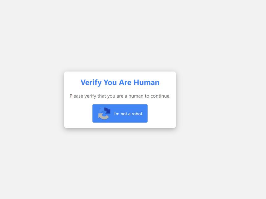 Verify You Are Human Scam: Fake CAPTCHA and ClickFix Warning
