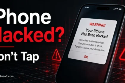 iPhone hacked pop-up scam warning: do not tap the fake alert.