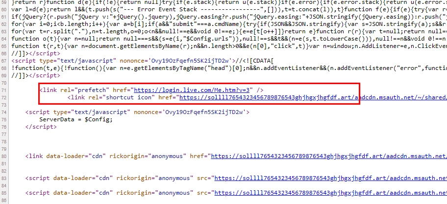 SVG Virus: New Phishing Tactique in Images 4 Frame within the page that captures keystrokes screenshot