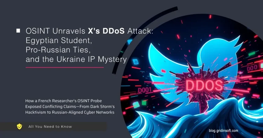 Threat Actor Behind X DDoS Attack Revealed 1 X DDoS Attack Overview