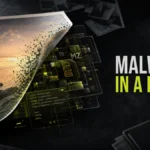 Steganography malware hidden inside a photo with MZ payload data revealed.
