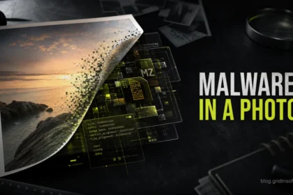 Steganography malware hidden inside a photo with MZ payload data revealed.