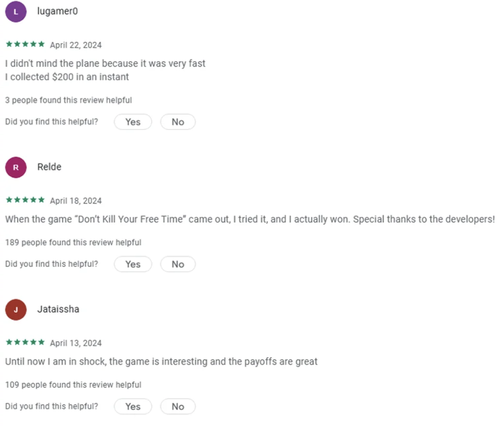 Online Betting Scams: Payout Traps, Fake Apps and Fixed Matches 5 Comparison showing identical review patterns across multiple scam betting apps with different names