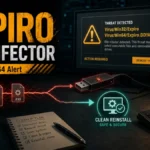 Expiro file infector alert with Win32 and Win64 cleanup decision