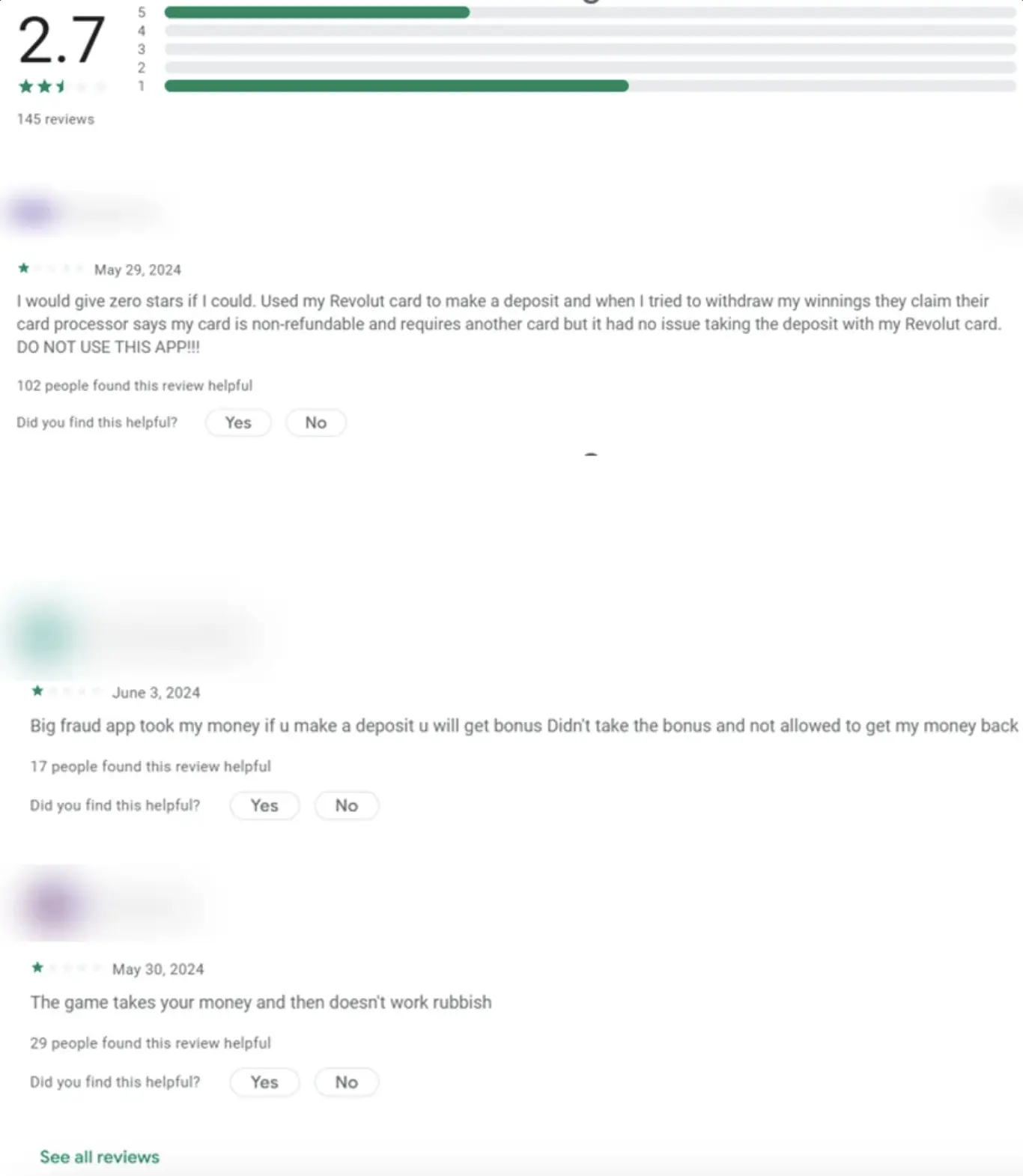 Online Betting Scams: Payout Traps, Fake Apps and Fixed Matches 3 Screenshot showing multiple user complaints about withdrawal problems on a betting app