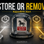 Trojan:Win32/Kepavll!rfn restore or remove warning poster