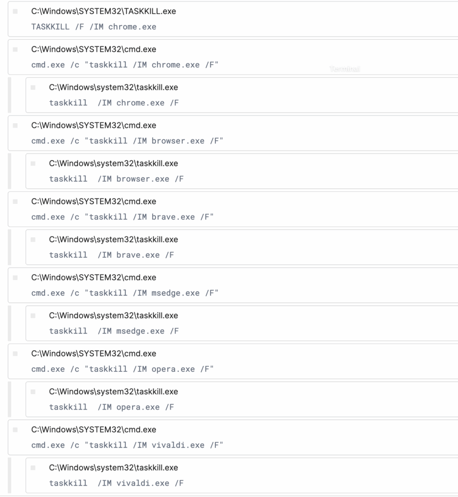 MaksStealer target browsers shown