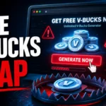 Free V-Bucks generator scam trap warning
