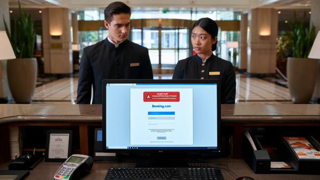 Cybercriminal campaign exploiting Booking.com