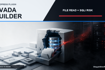 Avada Builder WordPress plugin file read and SQL injection risk illustration