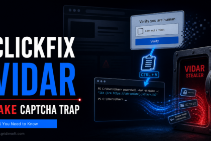 ClickFix fake CAPTCHA trap delivers Vidar Stealer through PowerShell