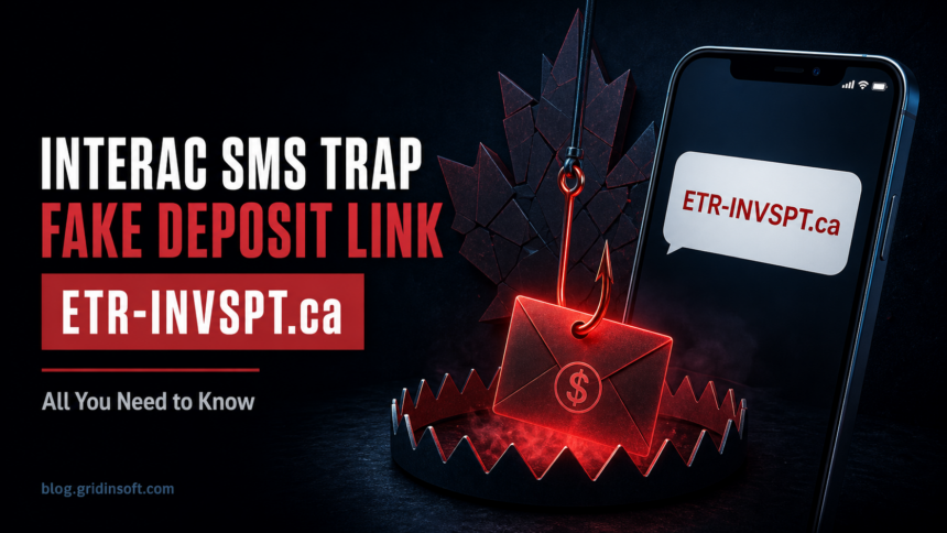 ETR-Invspt.ca Interac SMS scam fake deposit link