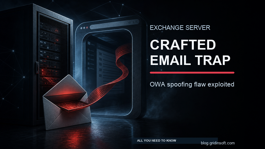 Crafted email trap entering an on-prem Exchange OWA portal