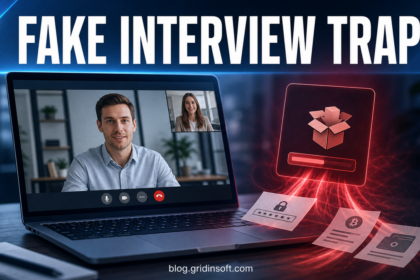 Fake job interview malware trap with a malicious downloaded app